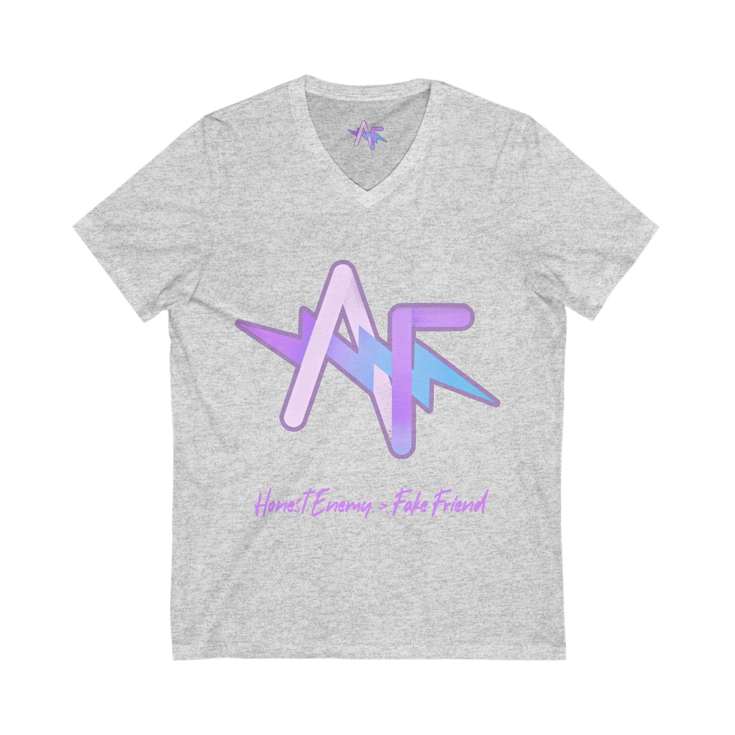 Honest Enemies - Unisex V-Neck Tee - Stylish Graphic Tee for Music Lovers