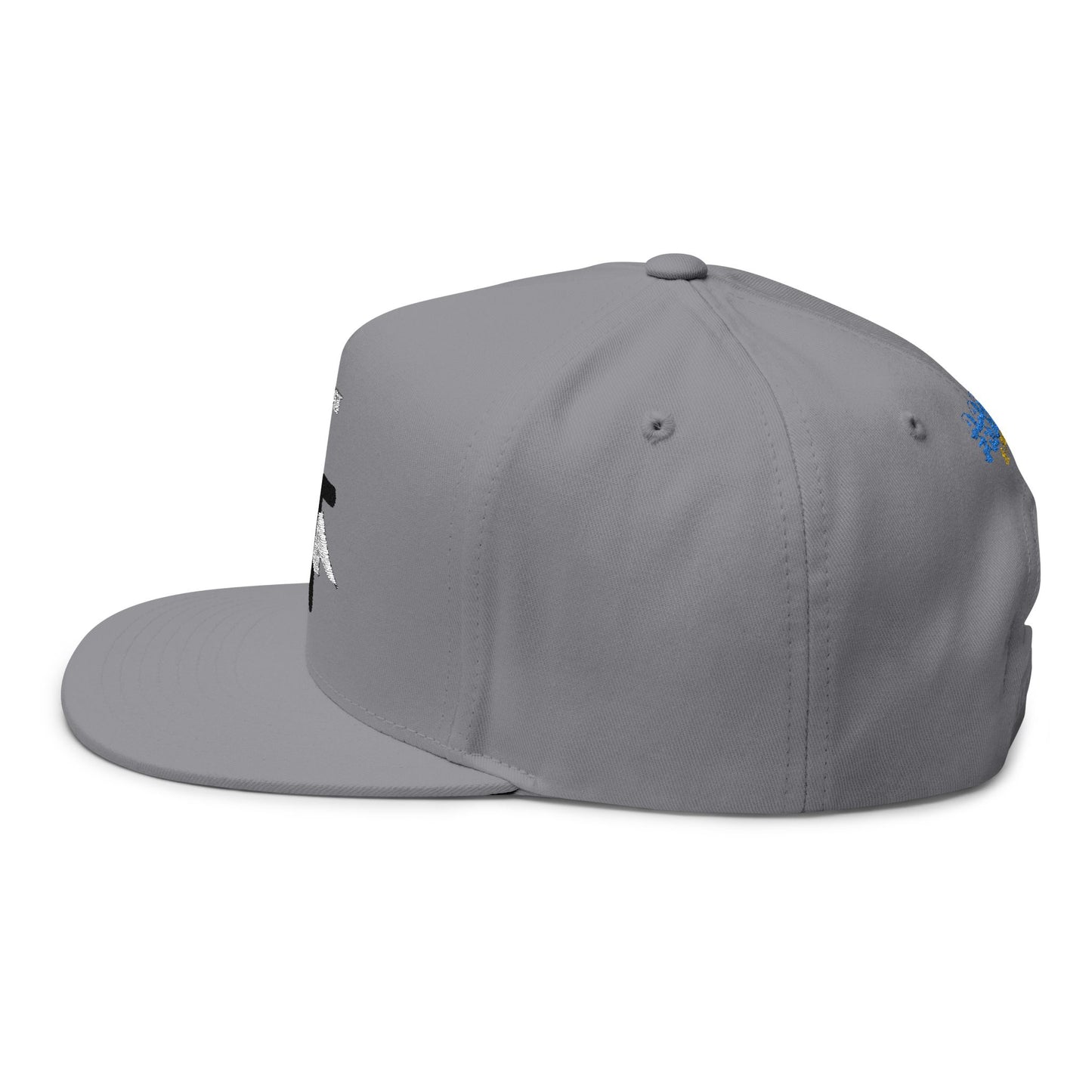 Embroidered Flat Bill Cap — ‘HONEST AF’ Graphic Snapback