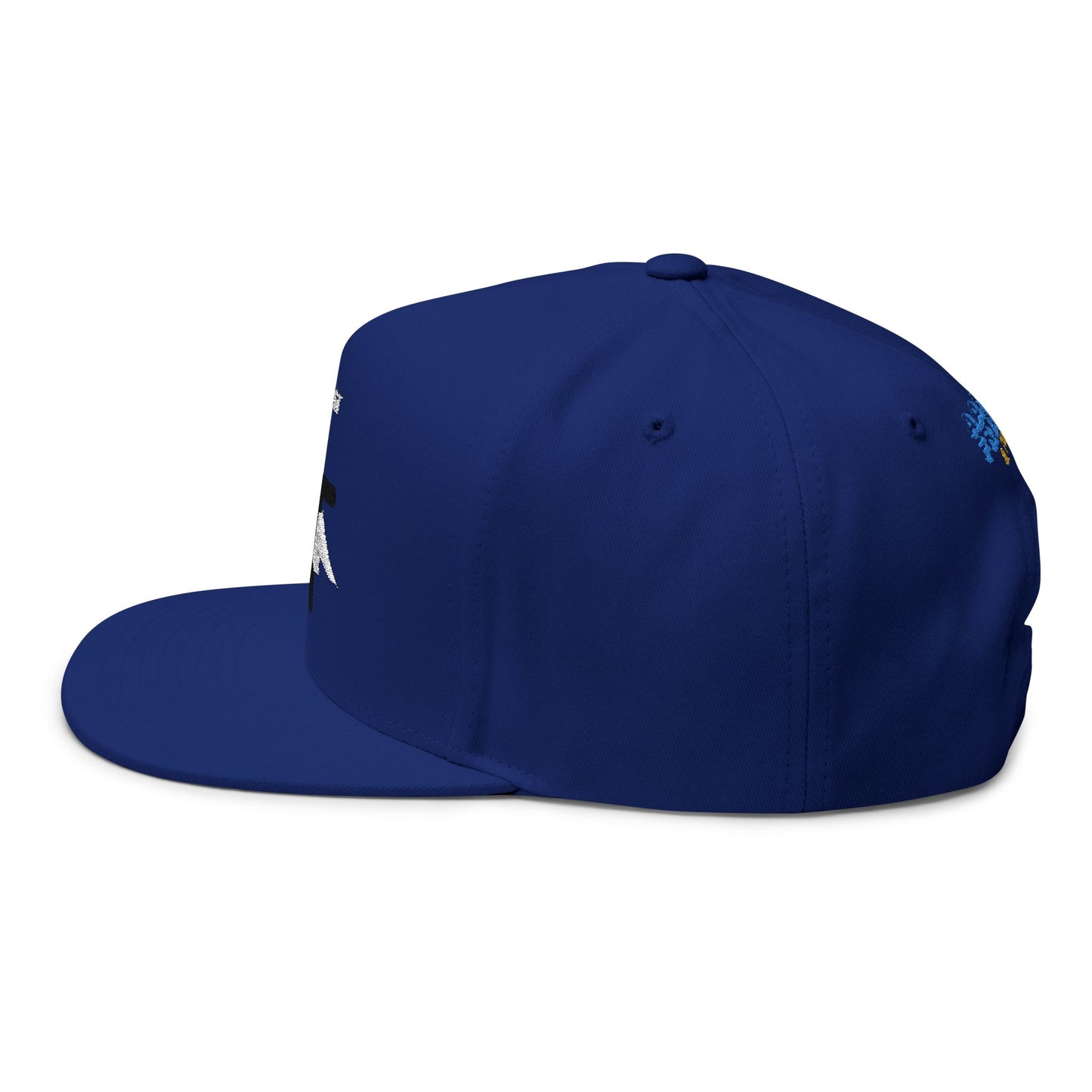 Embroidered Flat Bill Cap — ‘HONEST AF’ Graphic Snapback