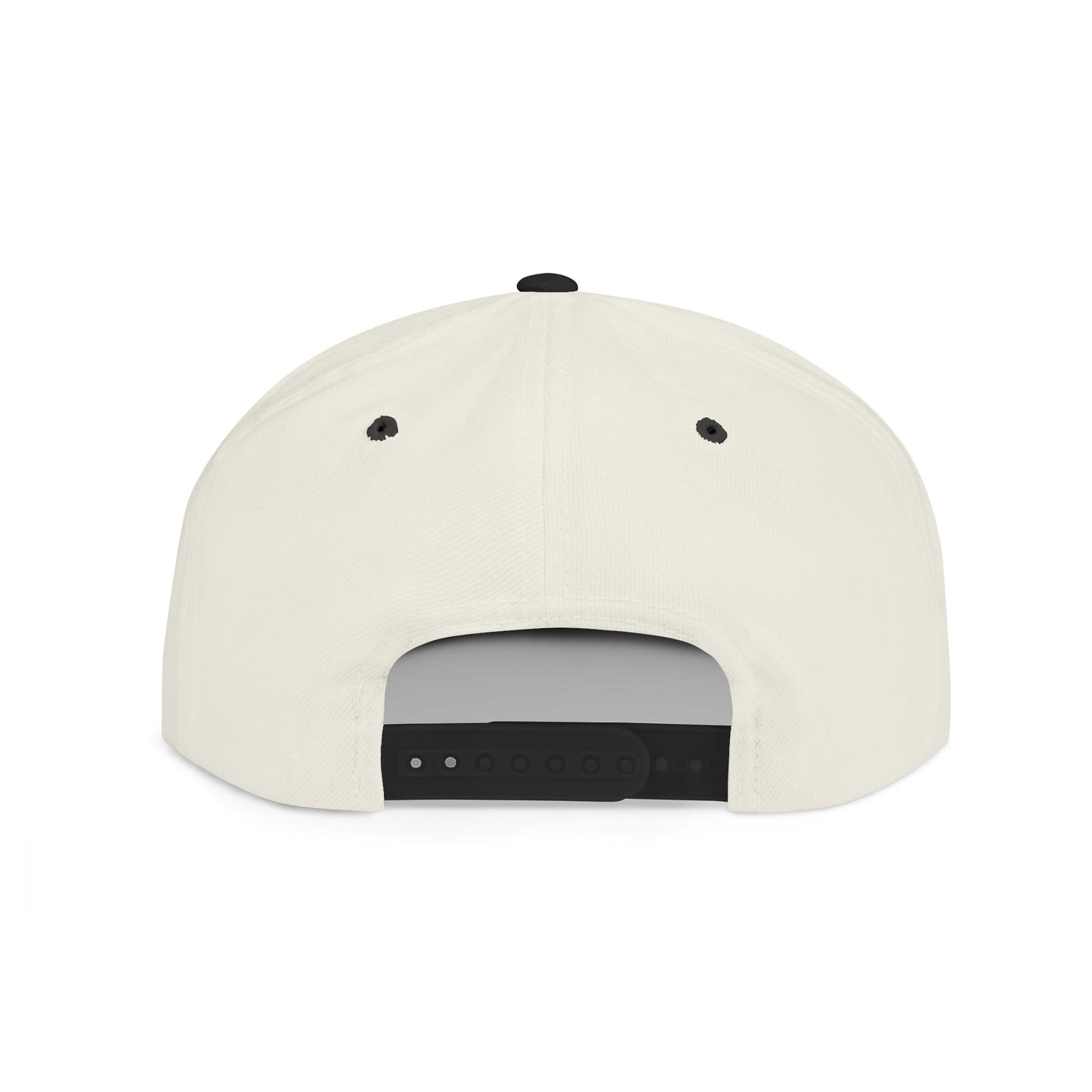 Snapback Hat — 'Heart Learning & Faith Forward' Minimal Logo Flat Bill Cap