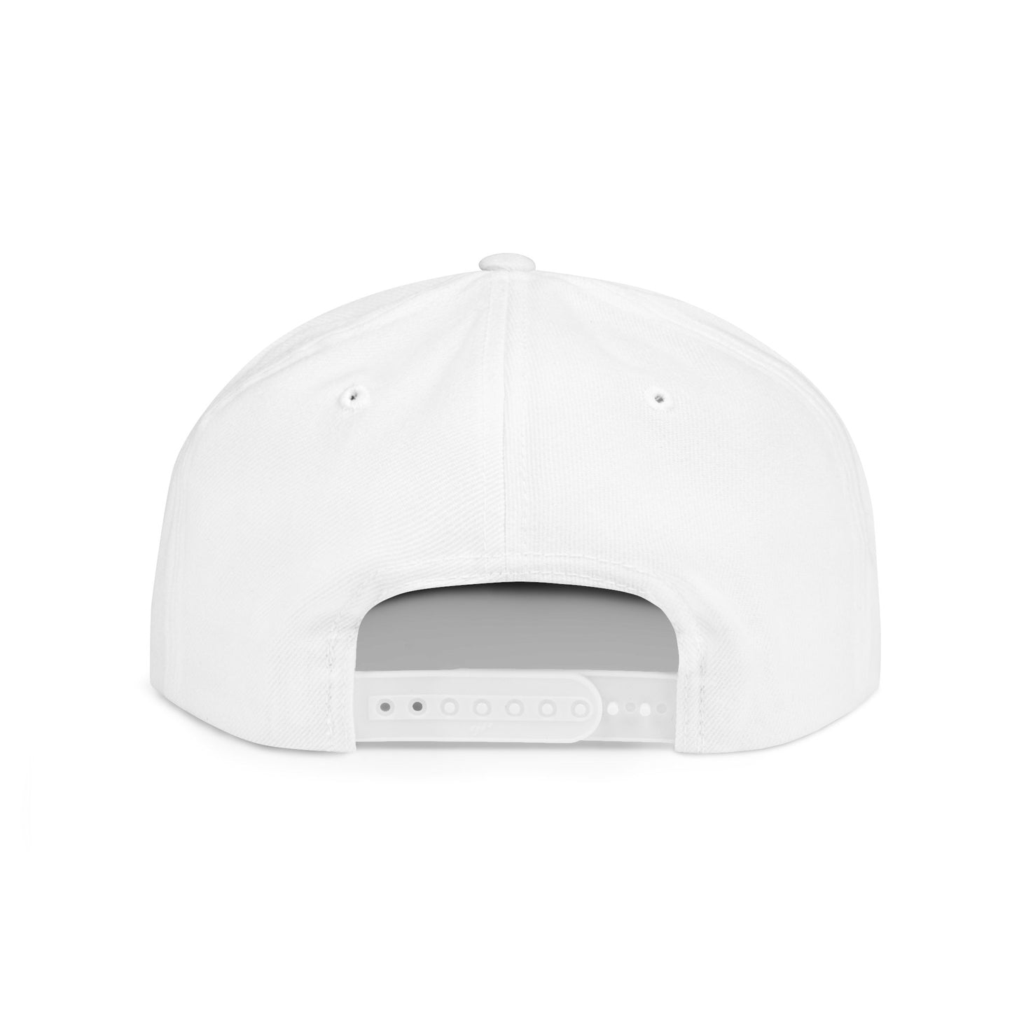 Snapback Hat — 'Heart Learning & Faith Forward' Minimal Logo Flat Bill Cap