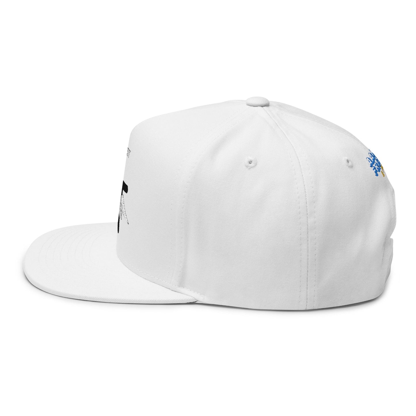 Embroidered Flat Bill Cap — ‘HONEST AF’ Graphic Snapback